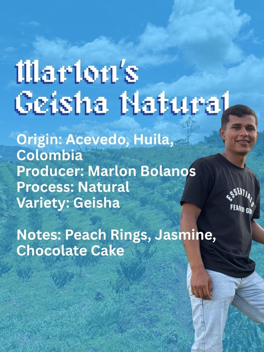 Marlon's Geisha Natural: Natural Colombia Geisha (Select Mode: Legendary)