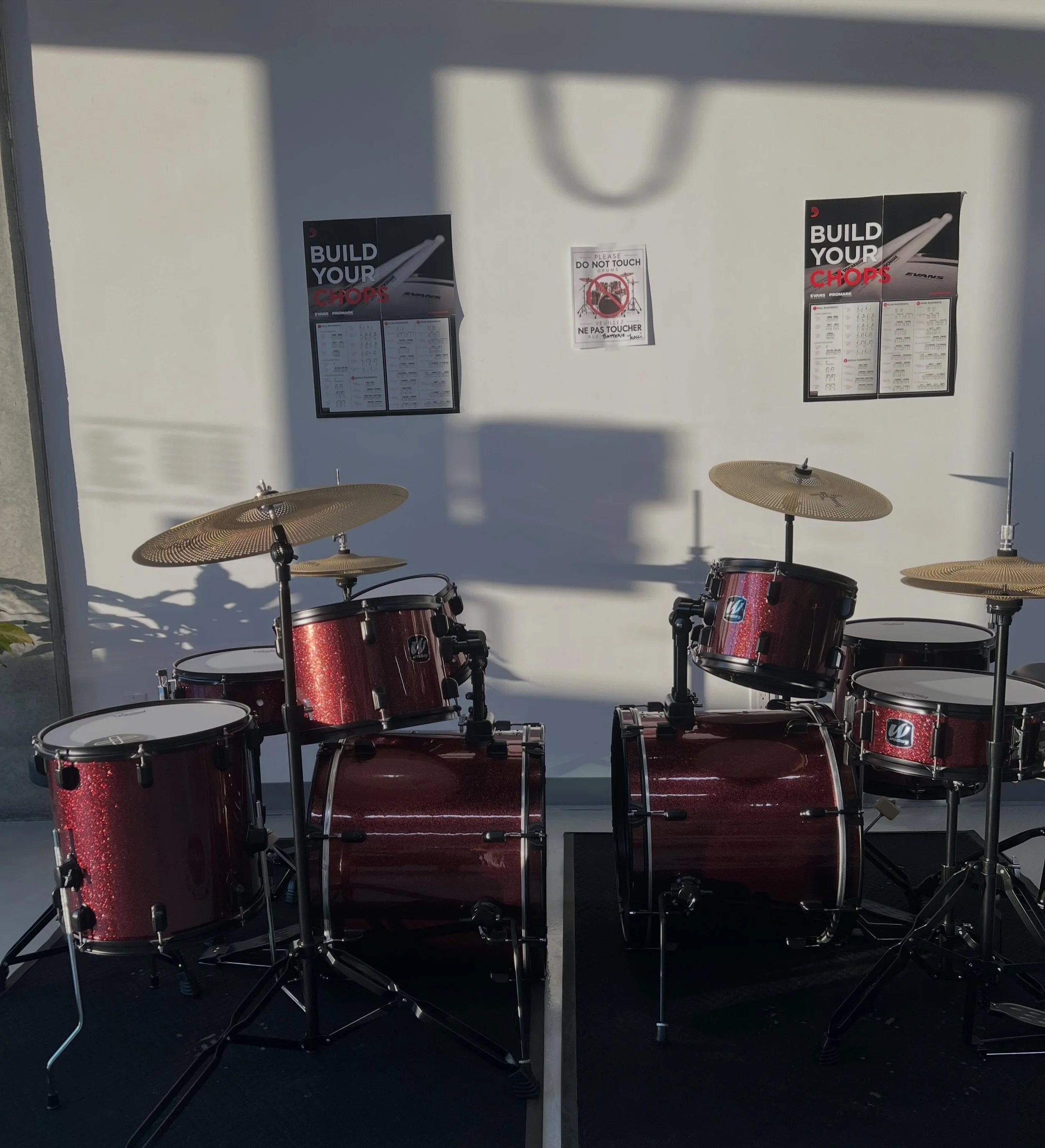 🥁 Come register for your first drum lessons this Sunday and meet our new teacher Shayne! ⭐️🌟💫