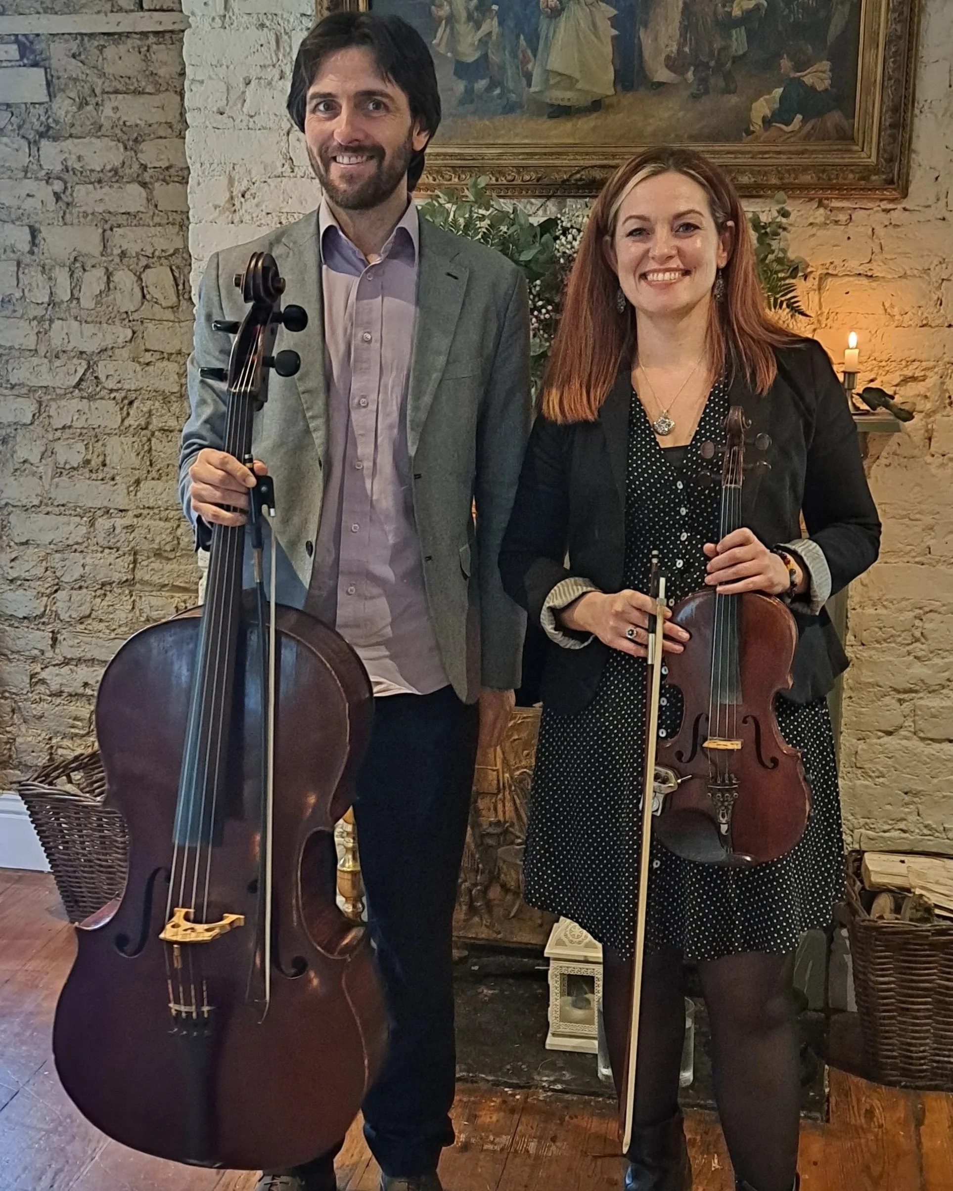 Violin and Cello for Ceremony Ireland.