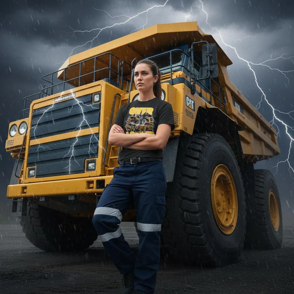 Over Loaded Heavy Haulage | Unisex Softstyle T-shirt — MYNR | Mining ...