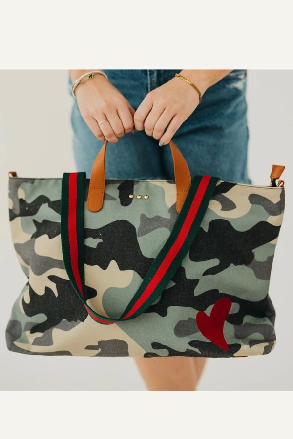 Chelsie Canvas Printed Tote