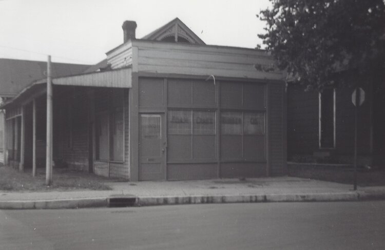 Historical photo of Foamcraft, Inc.'s Fountain Square storefront.