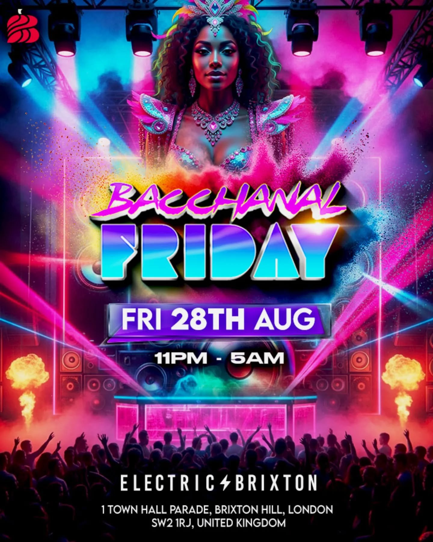 ⚠️ PRESALE is LIVE! ⚠️

🔥 BACCHANAL FRIDAY 🔥
The HOTTEST NHC Fete is BACK! 💥 

🚨 Presale is now LIVE! 
Want the cheapest tickets?
👉 Comment BACCHANAL for access

🗓 Fri 28th Aug
⏰ 11PM &ndash; 6AM
📍 Electric Brixton

Pure vibes. No limits. This