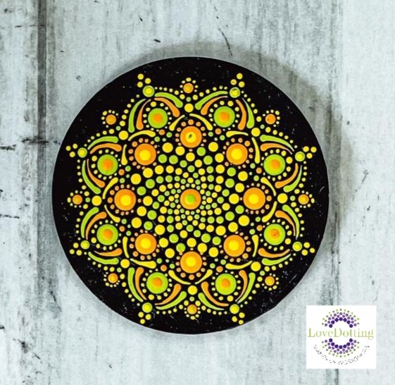 Mandala Dotting- Moroccan Coaster