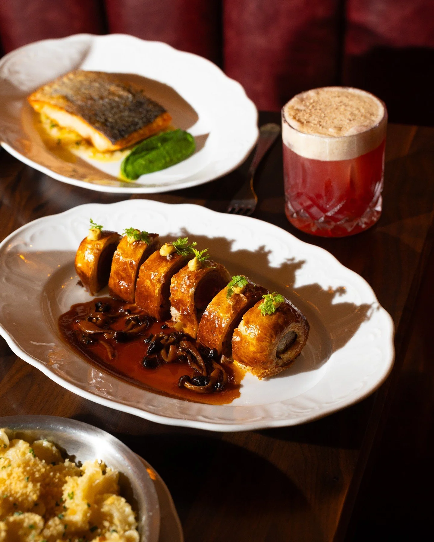 The perfect dinner starts with our Mini Beef Wellington: prosciutto, mushroom, smoked mustard.⁠
⁠
Tap the link in our bio to book your reservation with us! #beefwellington #phillyrestaurant #nightout