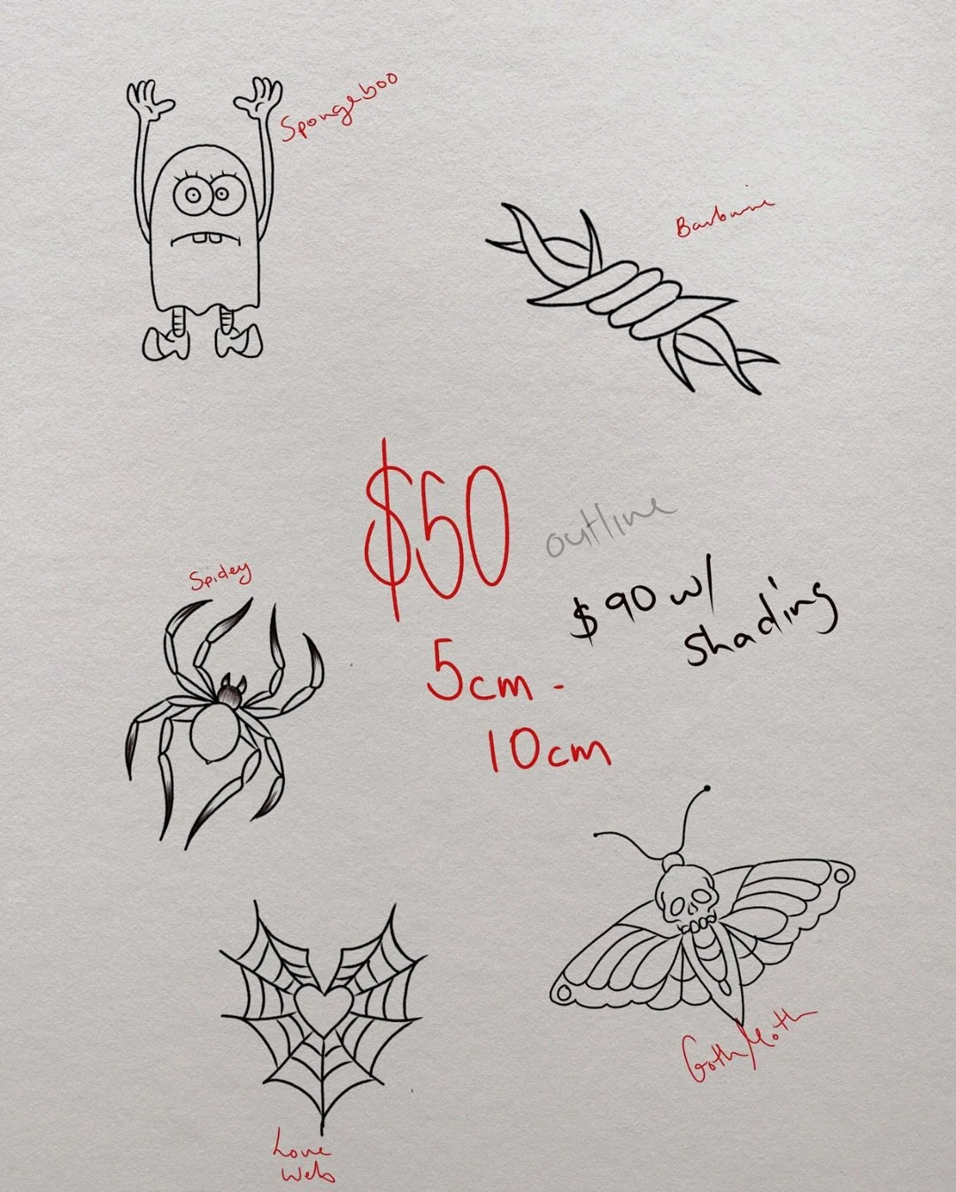 Flashhhh time ⚡️👀🙌🏼 

#flashsheet #tattoos #fineline
