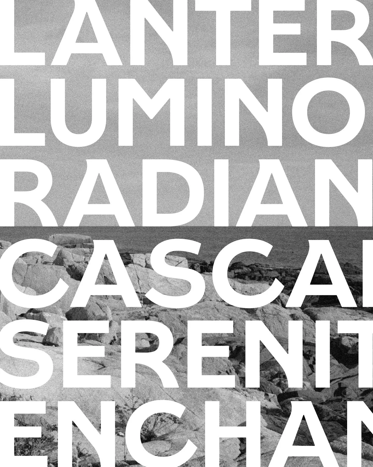 Still one of my favorites &mdash; Cape, a hand-drawn font inspired by home: Cape Porpoise, Maine. Simple and legible, with little quirks and curves that keep it feeling coastal and human. Watching it find its way into different brands and projects ov