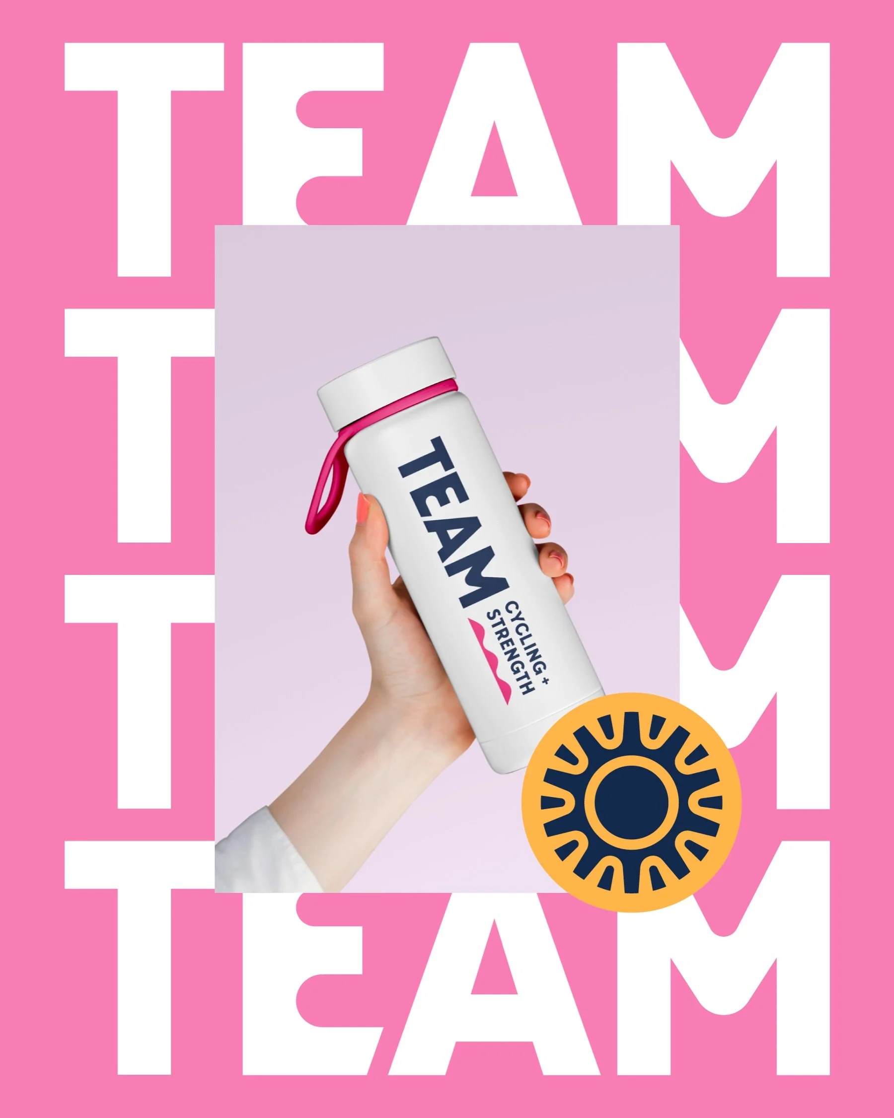 Excited to finally share a peek at the branding for @teamcyclingme! 

The goal was to create an identity that felt as welcoming and energetic as the community Amanda has built &mdash; where movement isn&rsquo;t about perfection, but about showing up 