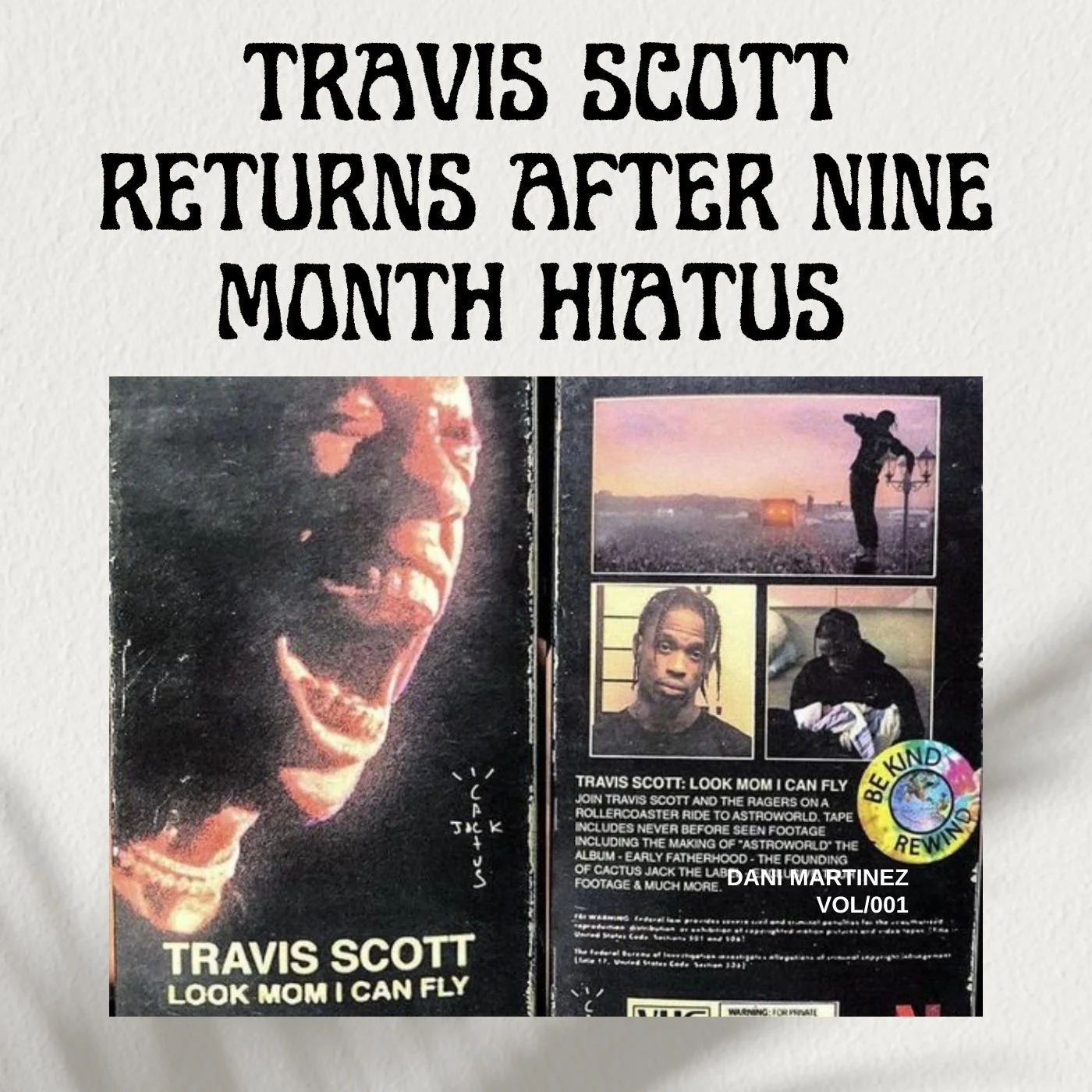 Travis Scott Returns to live performances after Nine Month Hiatus