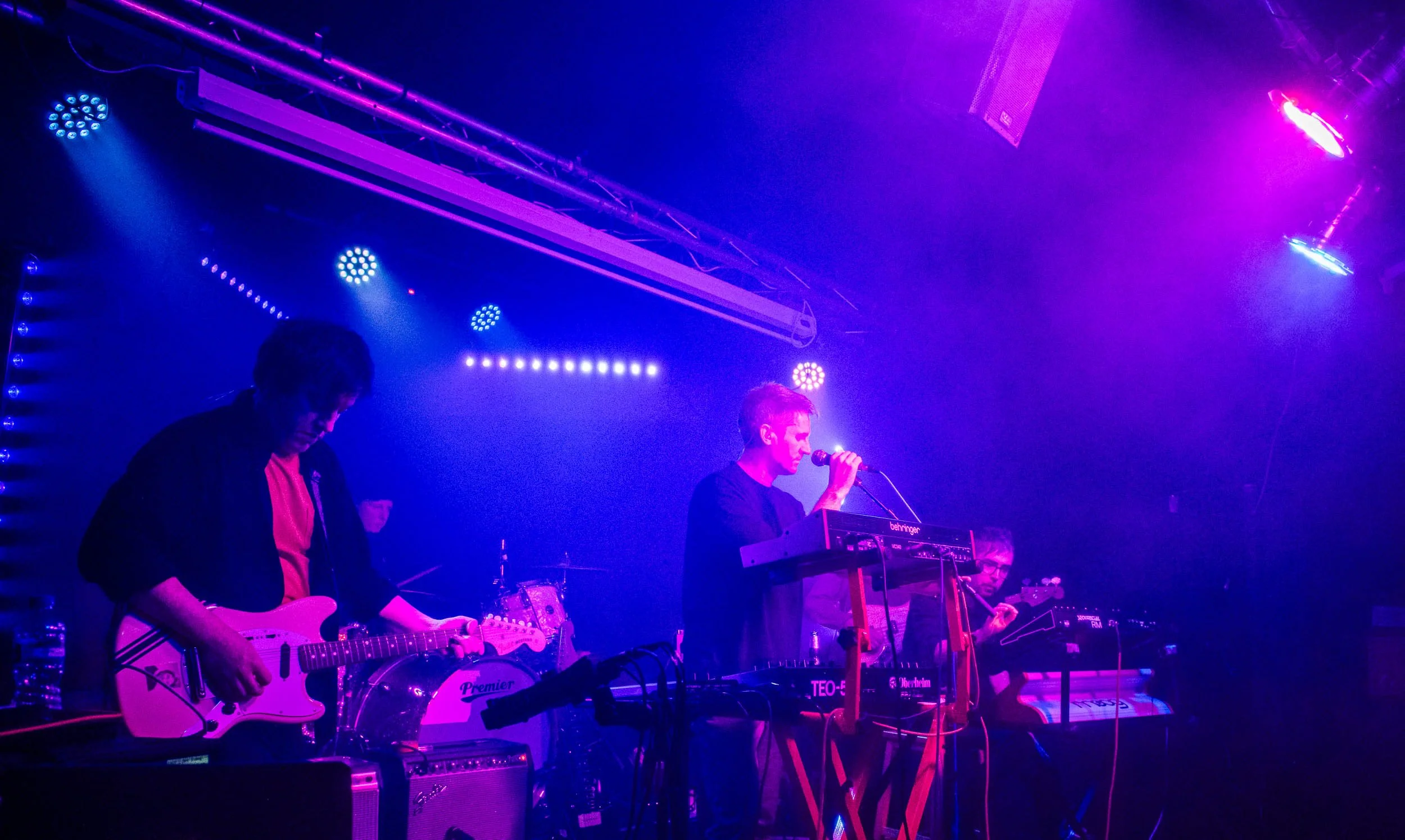 Scottish synth band Tomorrow Syndicate playing at The Glad Cafe as part of the Freakender Festival, September 2026.