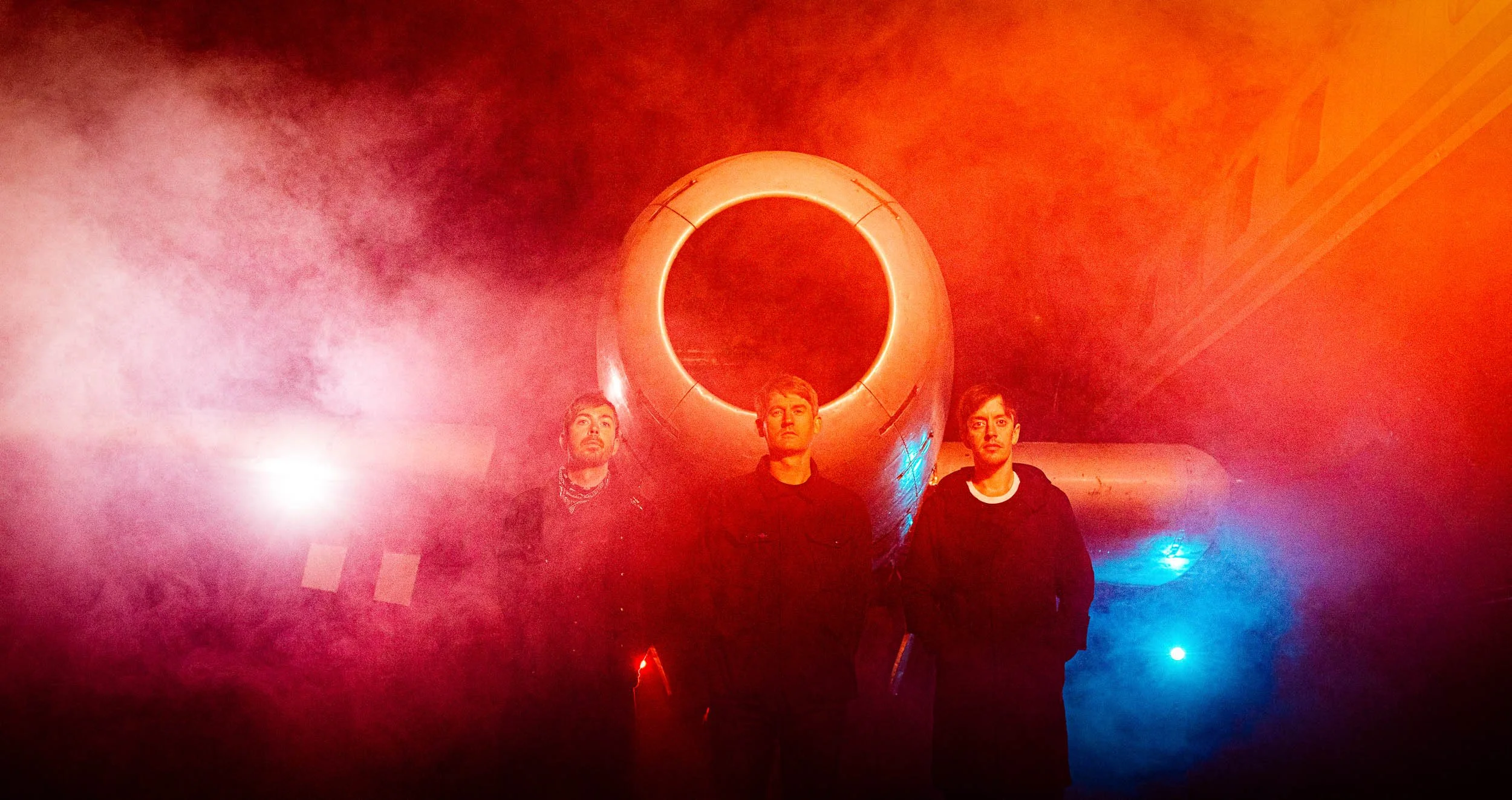 Glasgow synth band Tomorrow Syndicate promo photo shoot.jpg