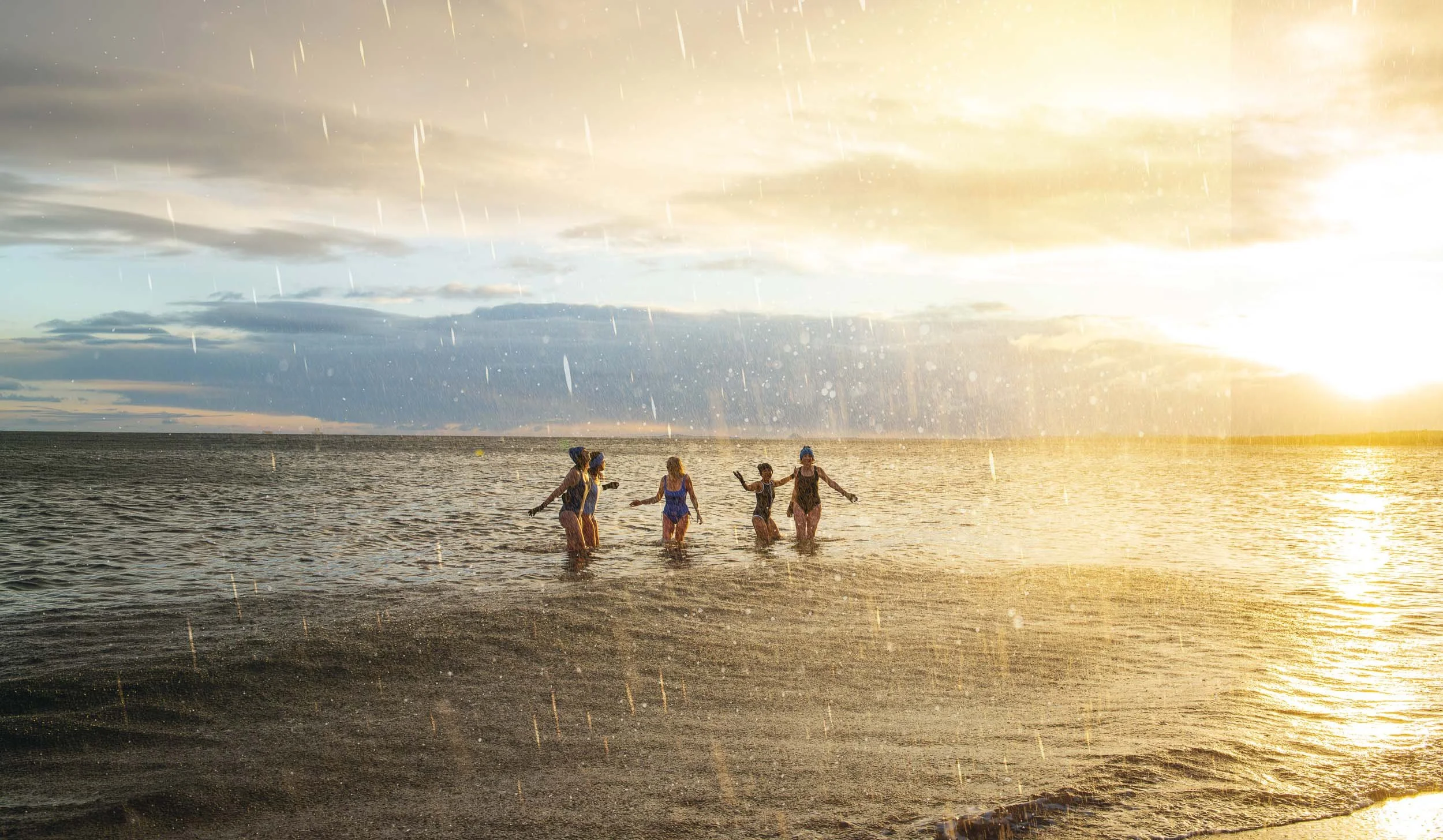 Scottish Water 'Nature Calls II' campaign photography at Portobello