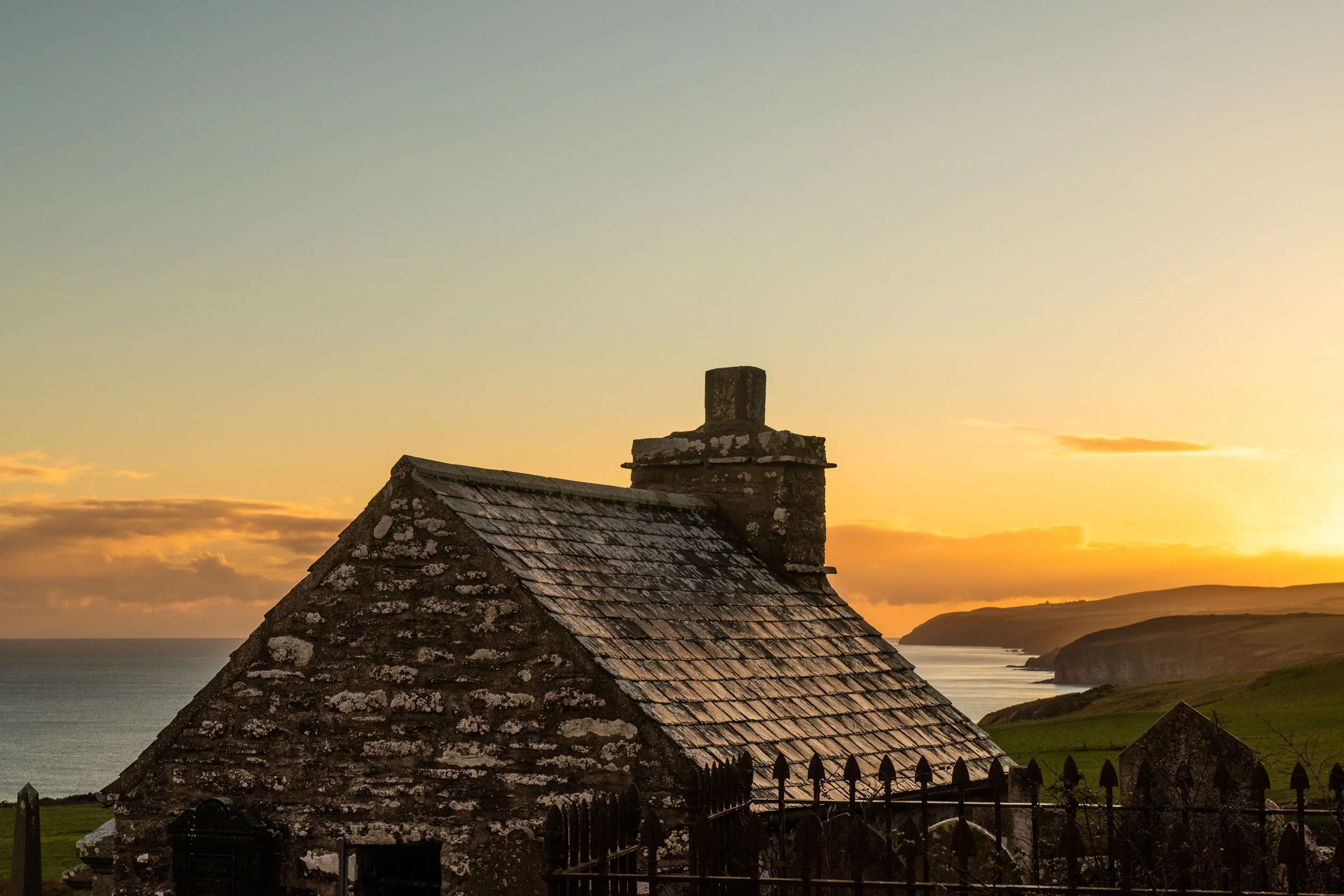 Winter at Latheron Old Church, Caithness (ii)