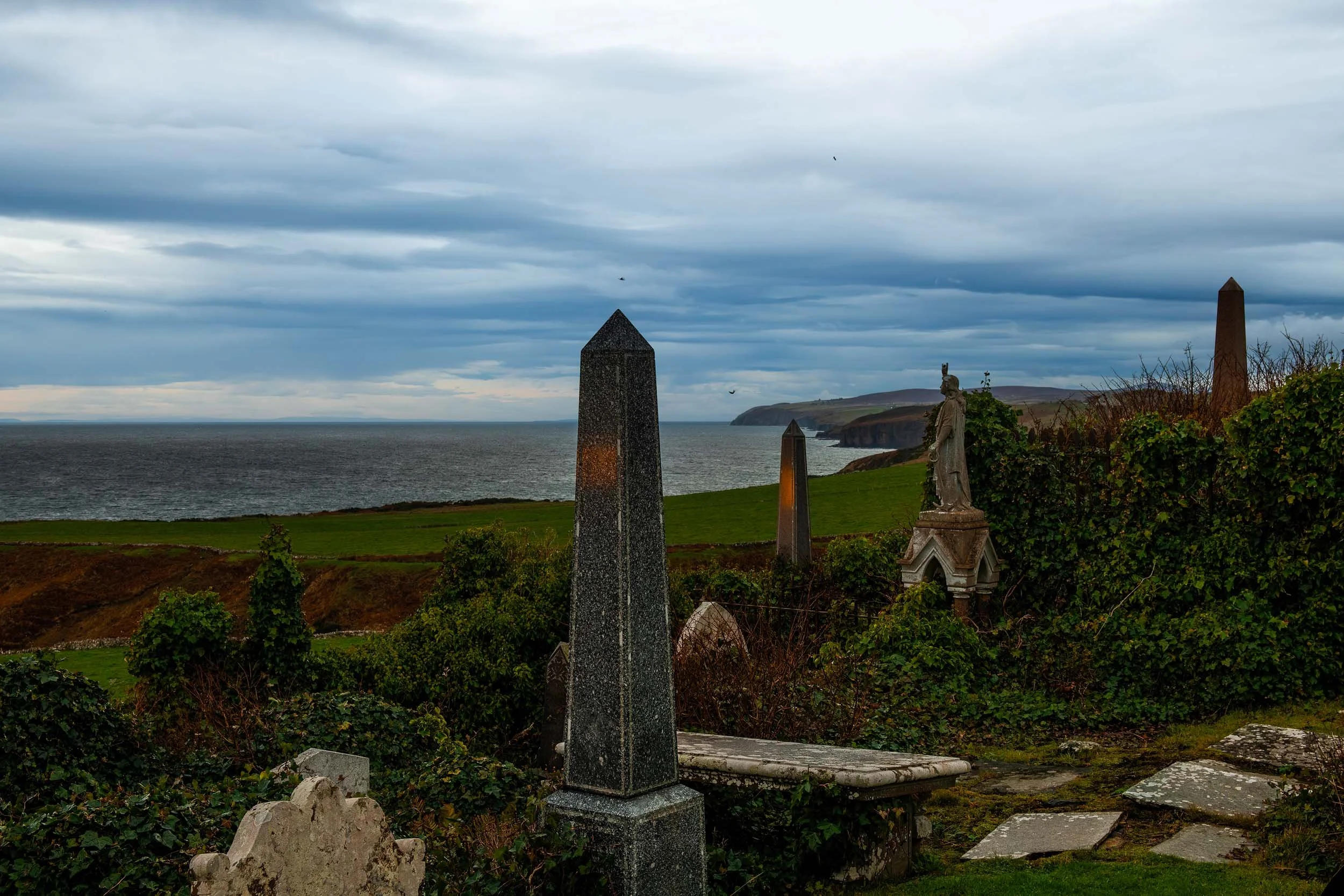 'Sunrise at Latheron Old Church', Caithness landscape.   