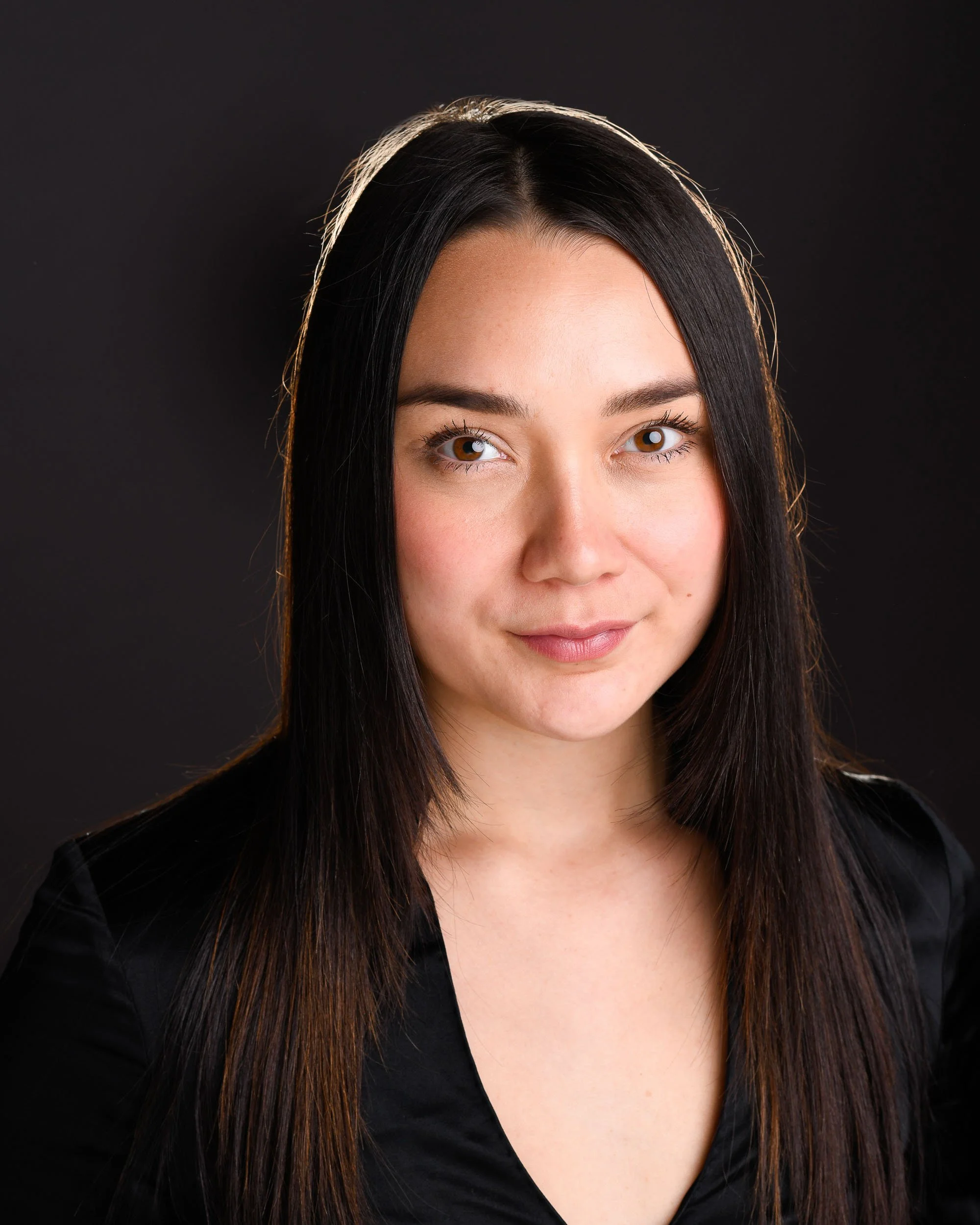 Scottish headshot photography of actress Kiera in Glasgow.