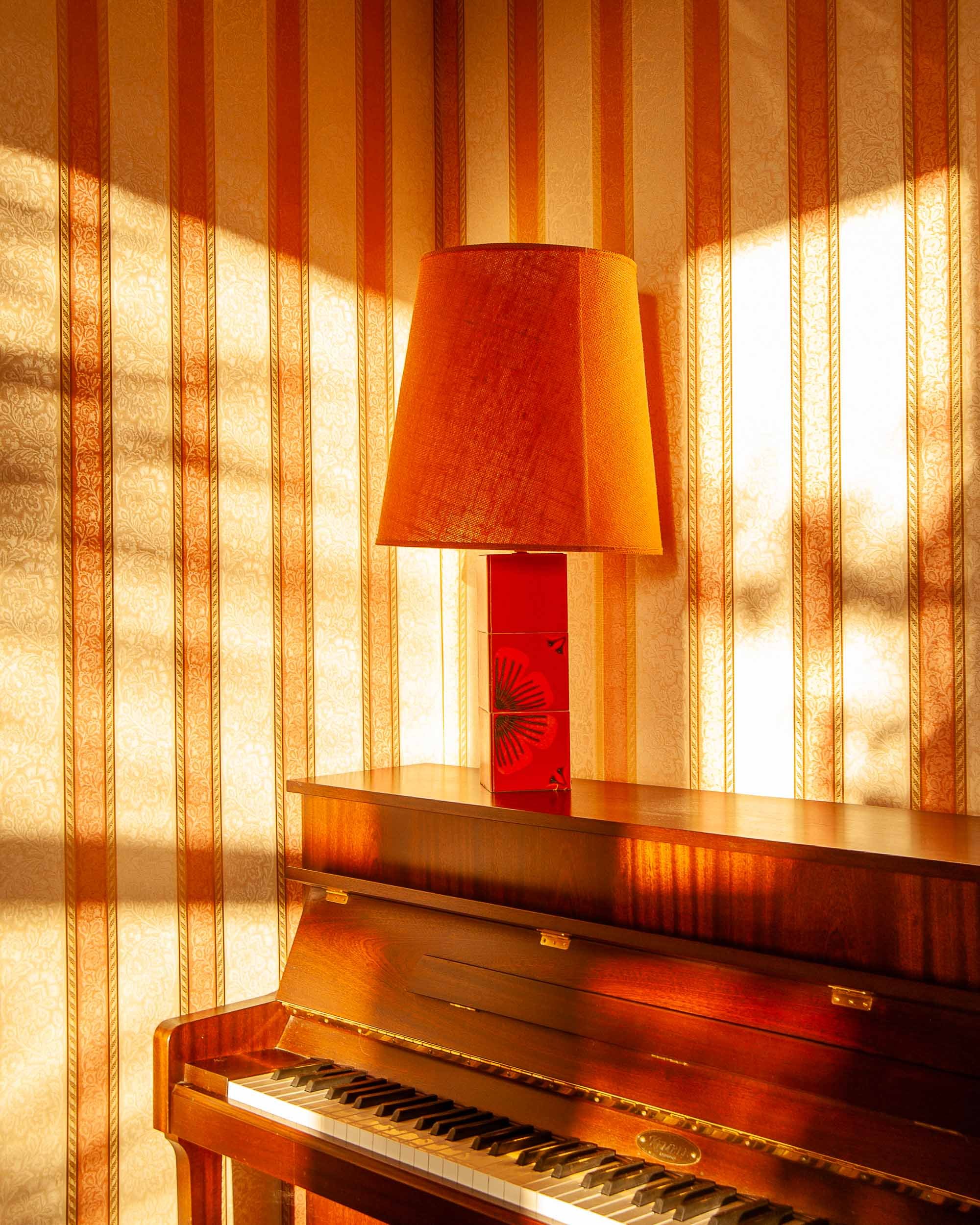 'The Lamp & Piano' fine art photograph.