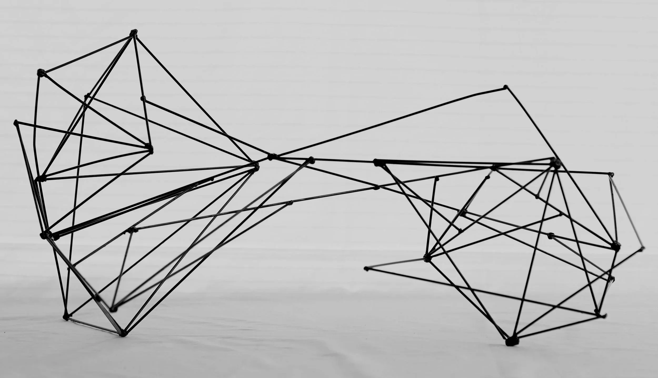Untitled, mild steel, paint.