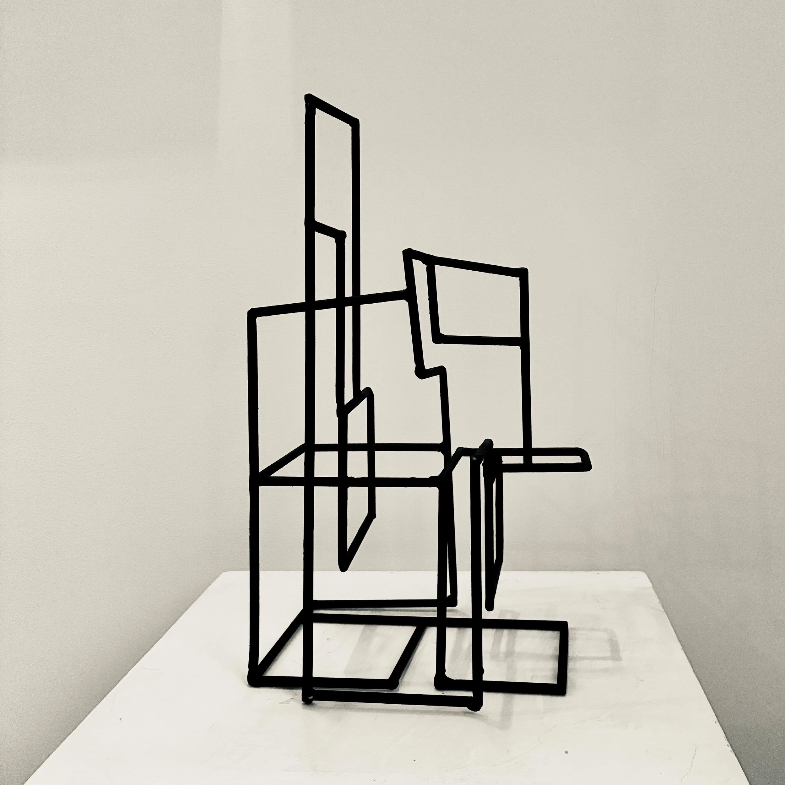 Lessons in Gravity, mild steel, paint