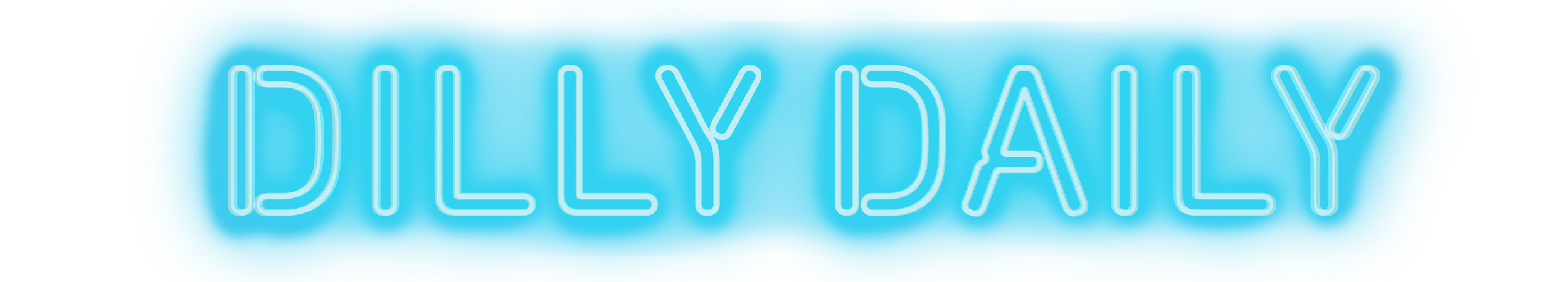 Bright blue neon sign reading 'Deli Day' in capital letters.