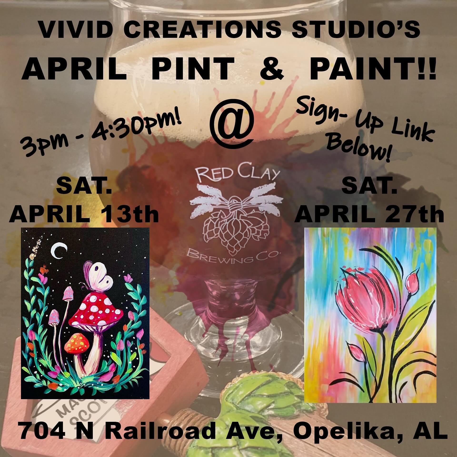 ✨️Be Here!✨️April 12th and April 27th from 3-4:30pm cst to enjoy some cold, local brews🍻 while painting along with Breanna Mustafa! ( @vividcreations.studio )🖌🎨
-
✨️10 spots per session✨️, so hurry and sign up while spots are still available!

Lin