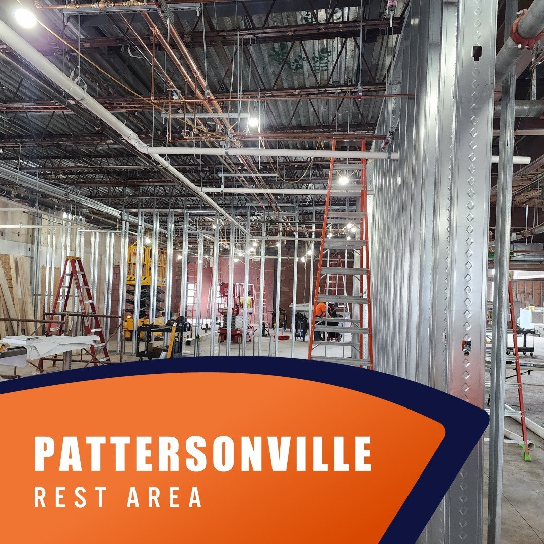 🚧 Project Update: Pattersonville Rest Area 🚧

Over at the Pattersonville Rest Area project the truckers' lounge is now framed out and taking shape, while framing has also kicked off for the rest of the building. Progress is underway, and we're look