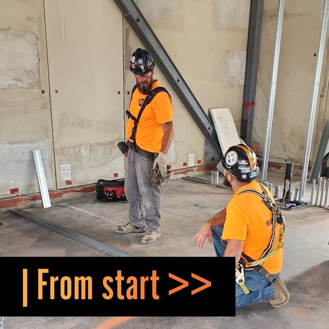 🚧 The Mohawk Rest Area project is moving right along under the leadership of Scott Peebles and Robert Ryan! Big shoutout to our framing expert, Craig Perry, whose dedication ensures that from start to finish, we keep it plumb, square, and true. 

#M