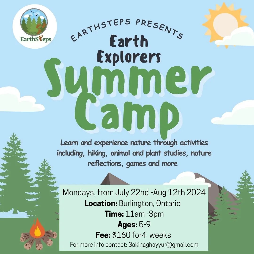 Summer is just around the corner and we are gearing up for our Earth Explorers Summer Camp ☀️ 🌳 

Check out https://www.earthsteps.ca/earth-explorers or DM us to register