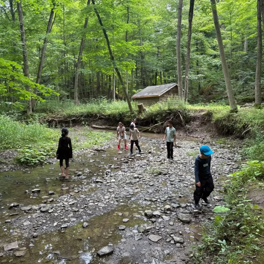 Summer camp.has begun! The theme for day one was shelters and knots. We played games, hiked, reflected on verses from the Quran, learned about natural shelters, practiced basic knots, built shelters in the forest and played in the creek. A beautiful 