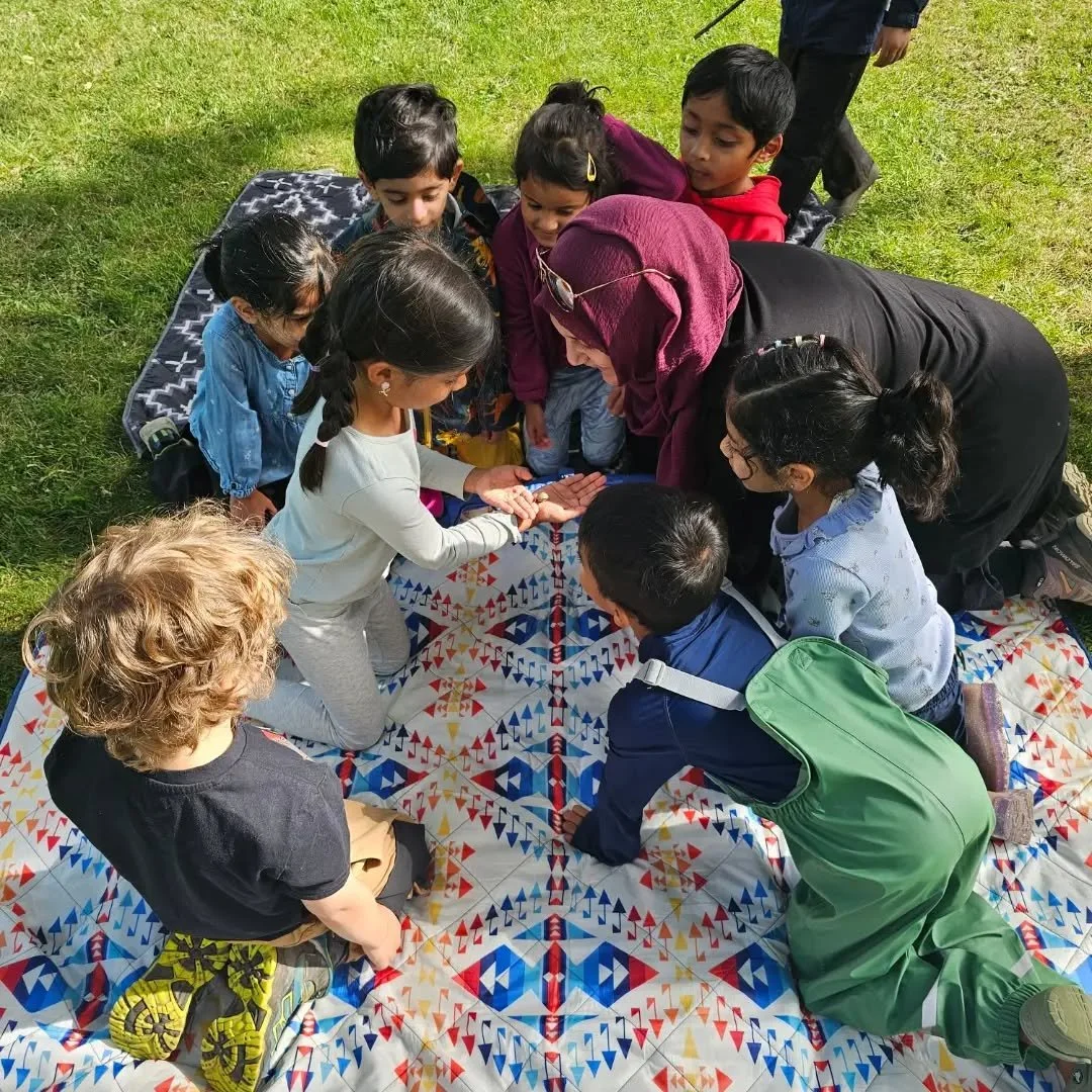 Nature's Engineers was the theme this week at Earth Explorers. We studied beavers, woodpeckers, bees and spiders and their amazing feats of engineering in the homes they build in nature. We explored the patterns and designs, tried building some of ou