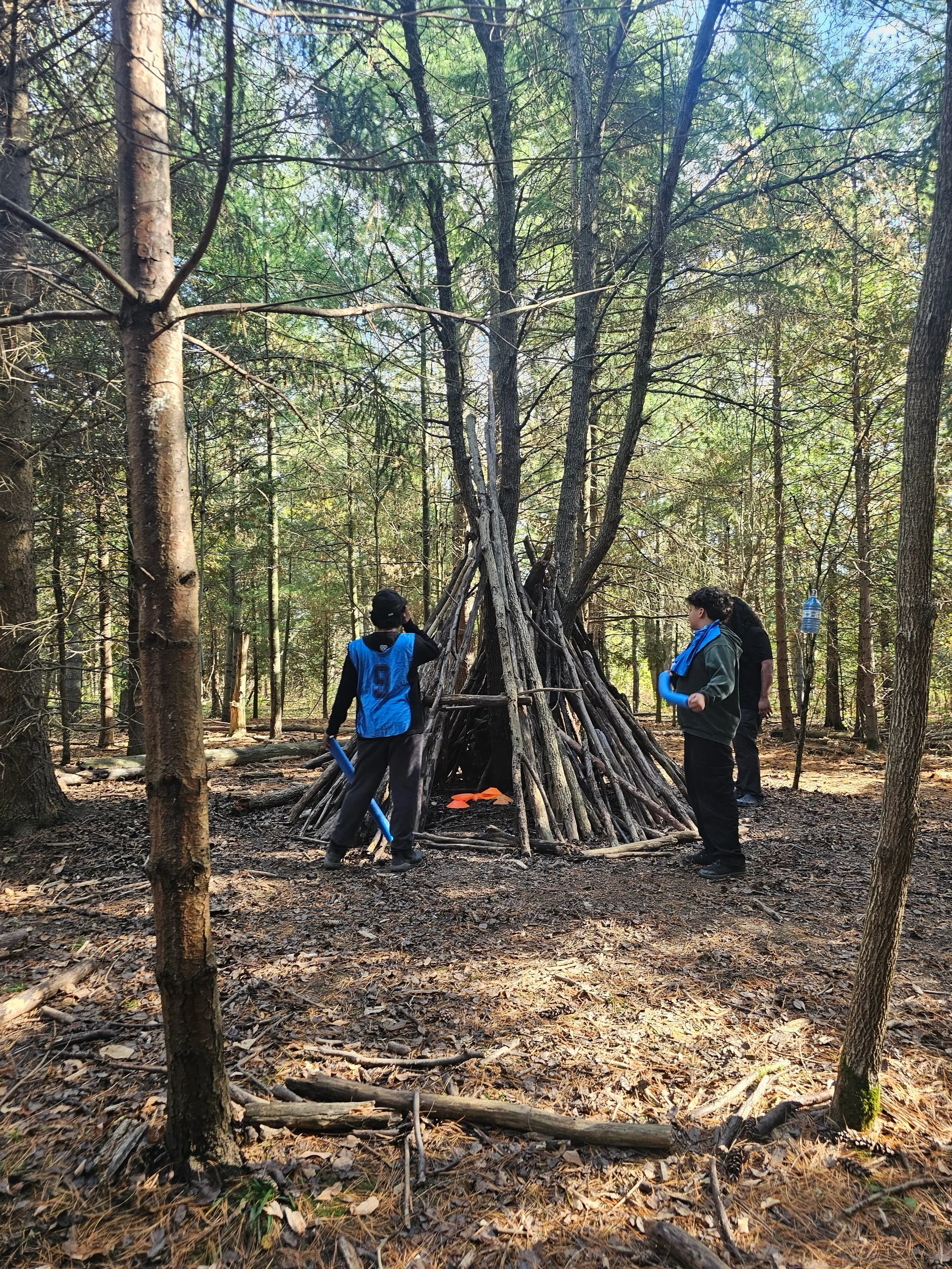 Scenes from this week&rsquo;s Earth Explorers. Shelter building, games, crafts, tree climbing, leaf jumping, hiking, Quranic reflections and so much more. 

So much academic, physical, social, emotional and spiritual learning integrated in nature. 

