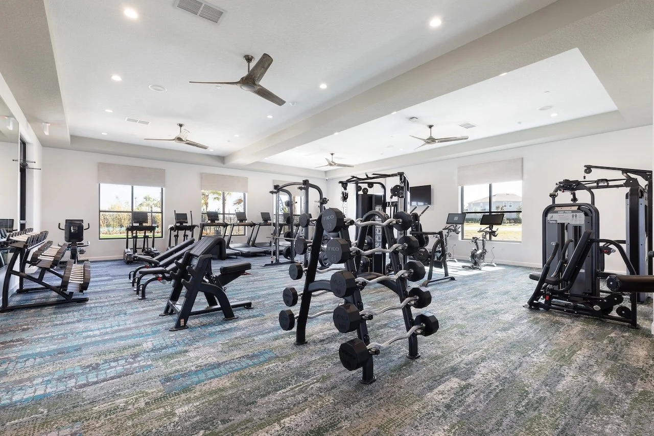 Progress Village Apartment living room staging