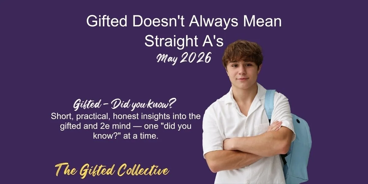 Gifted Doesn't Always Mean Straight A's