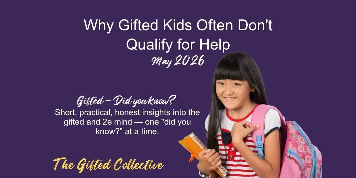 Why Gifted Kids Often Don't Qualify for Help
