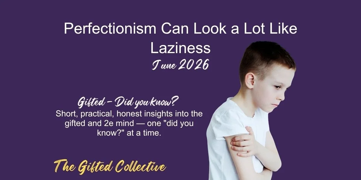 Perfectionism Can Look a Lot Like Laziness