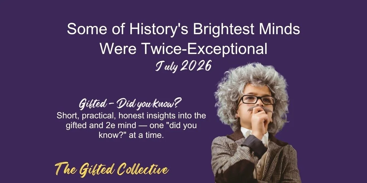 Some of History's Brightest Minds Were Twice-Exceptional