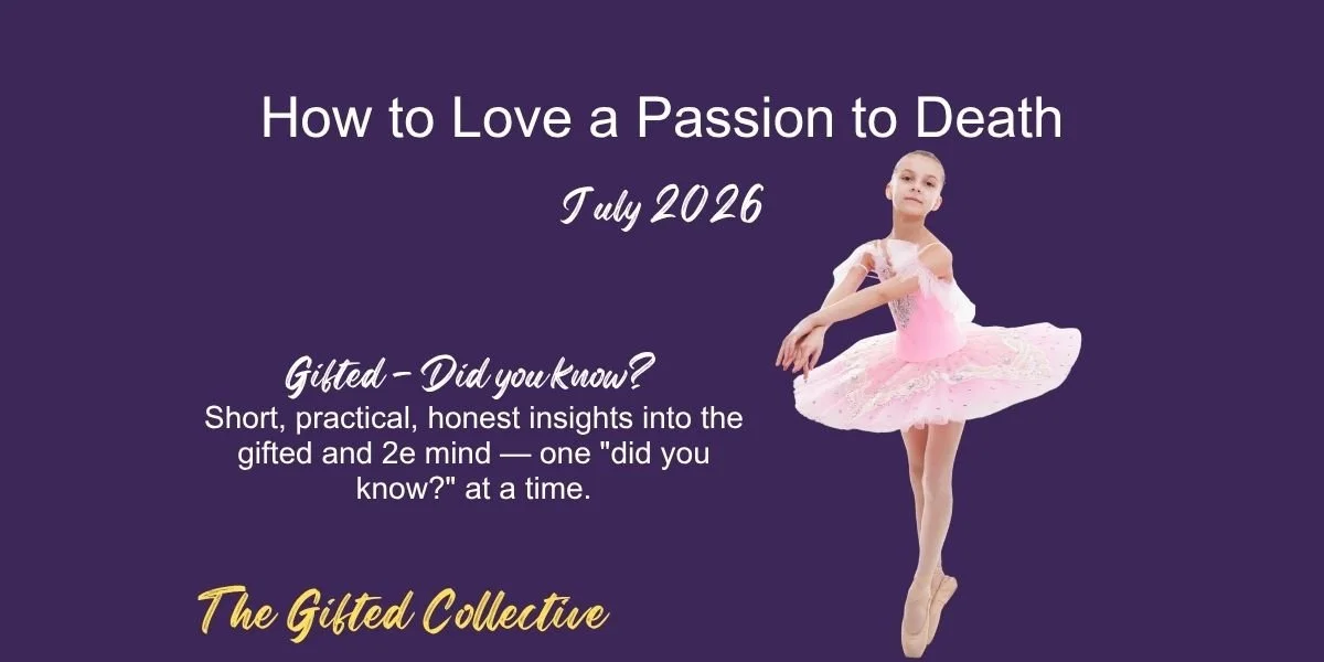 How to Love a Passion to Death