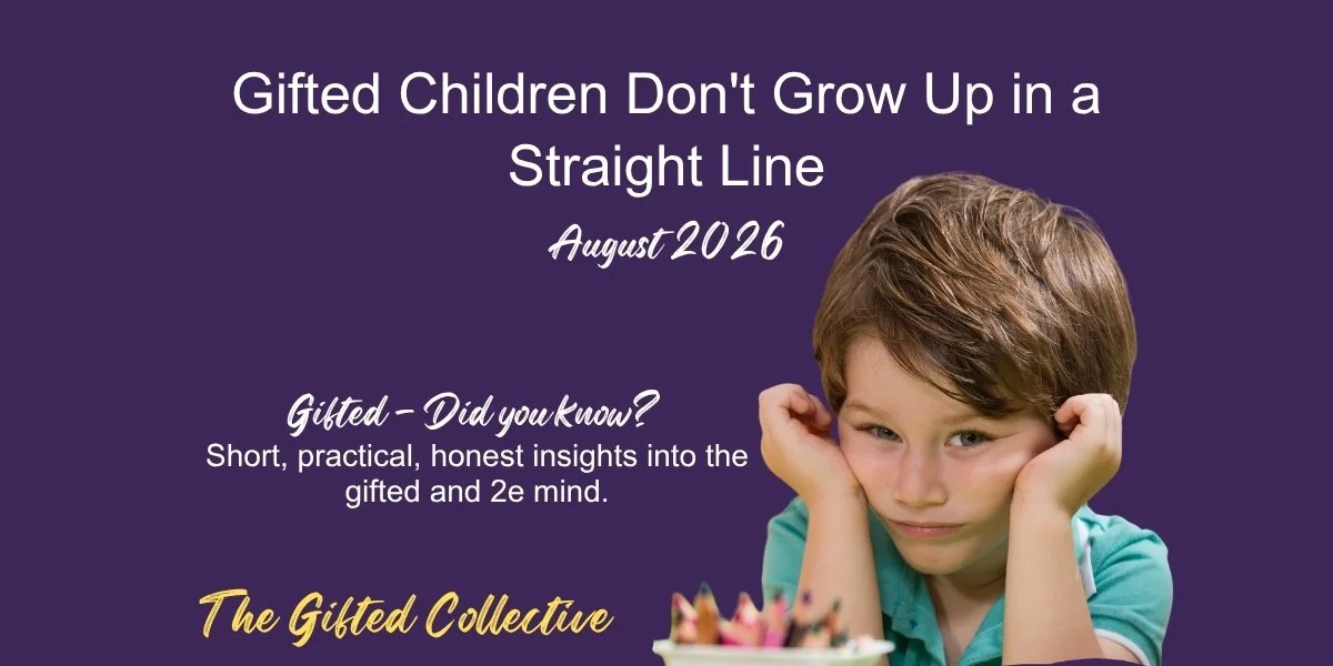 Gifted Children Don't Grow Up in a Straight Line
