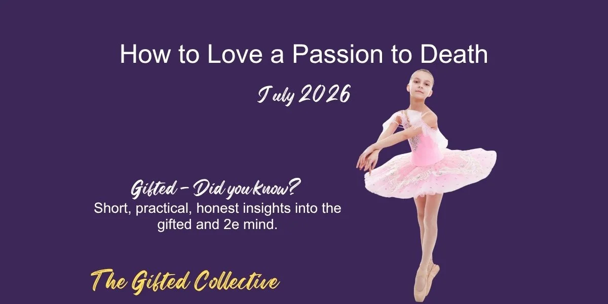 How to Love a Passion to Death