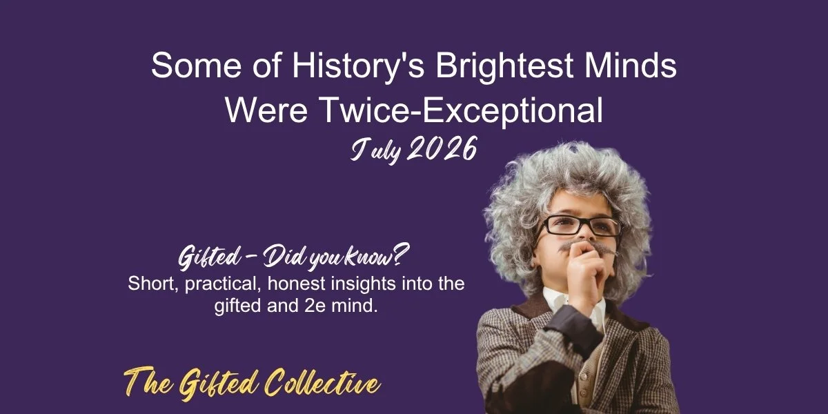 Some of History's Brightest Minds Were Twice-Exceptional