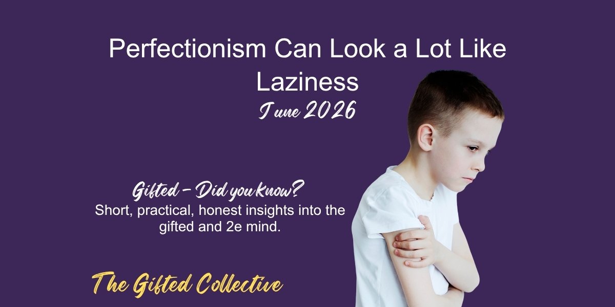 Perfectionism Can Look a Lot Like Laziness