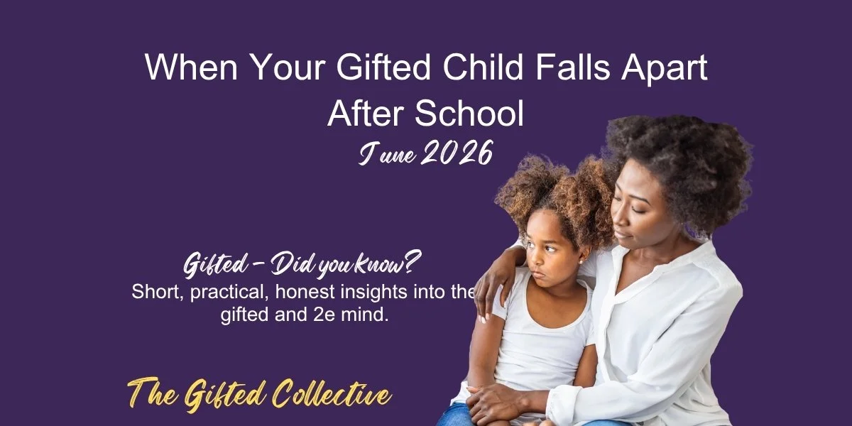 When Your Gifted Child Falls Apart After School
