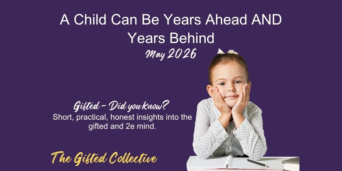 A Child Can Be Years Ahead AND Years Behind