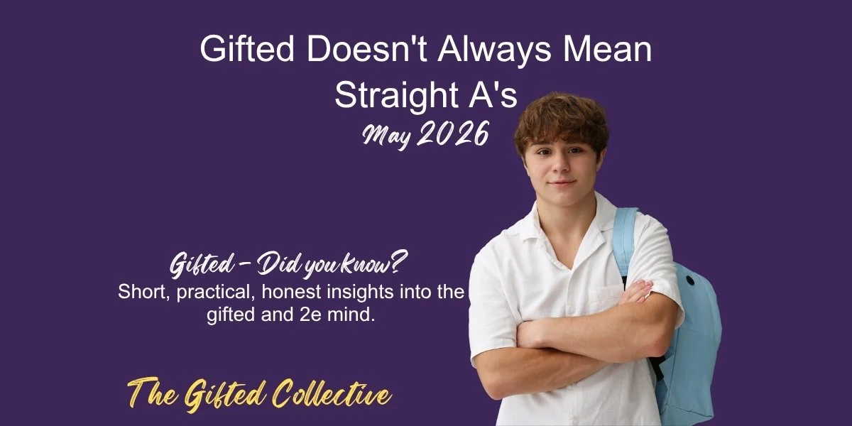 Gifted Doesn't Always Mean Straight A's