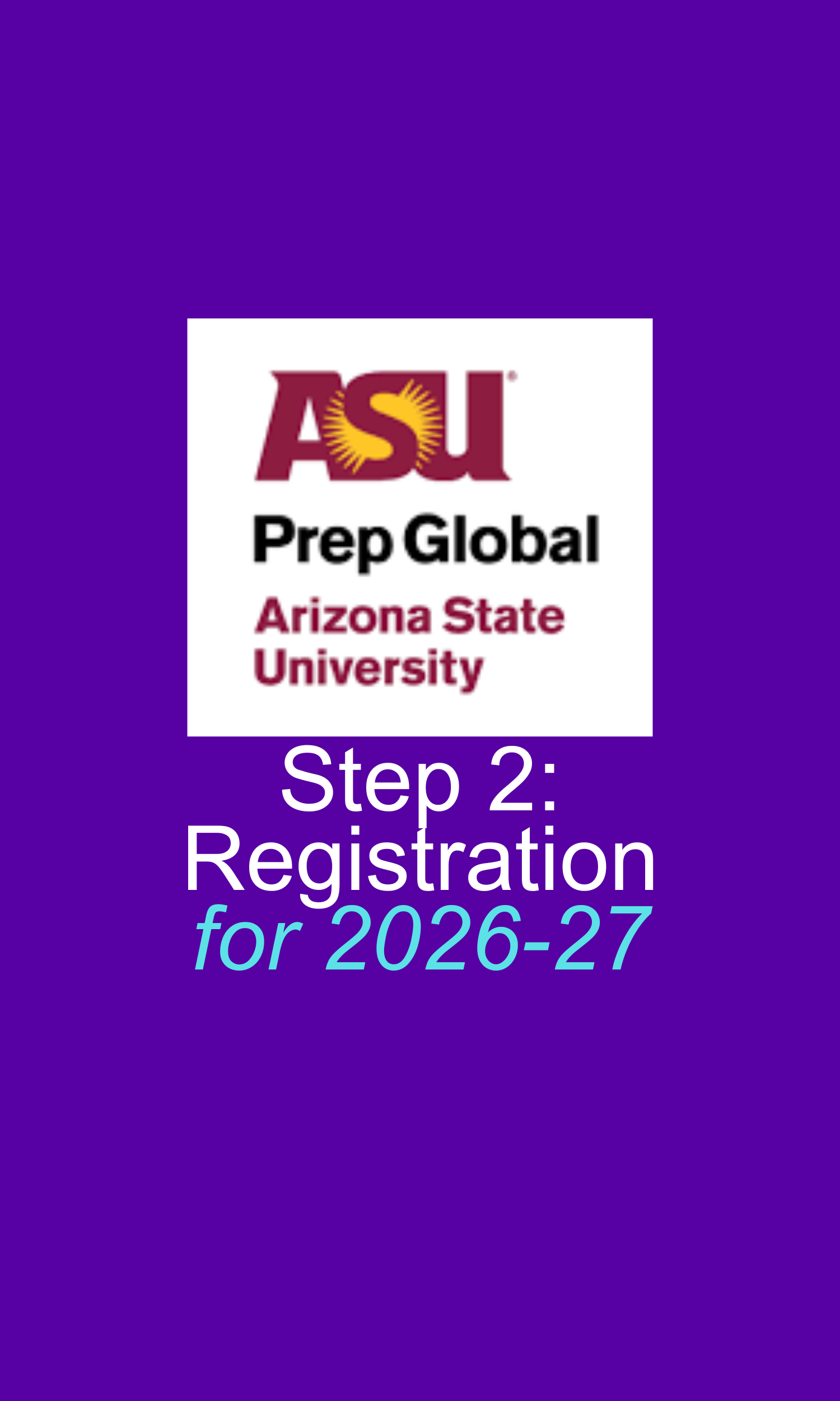 Registration - Micro High School  (STEP #2)