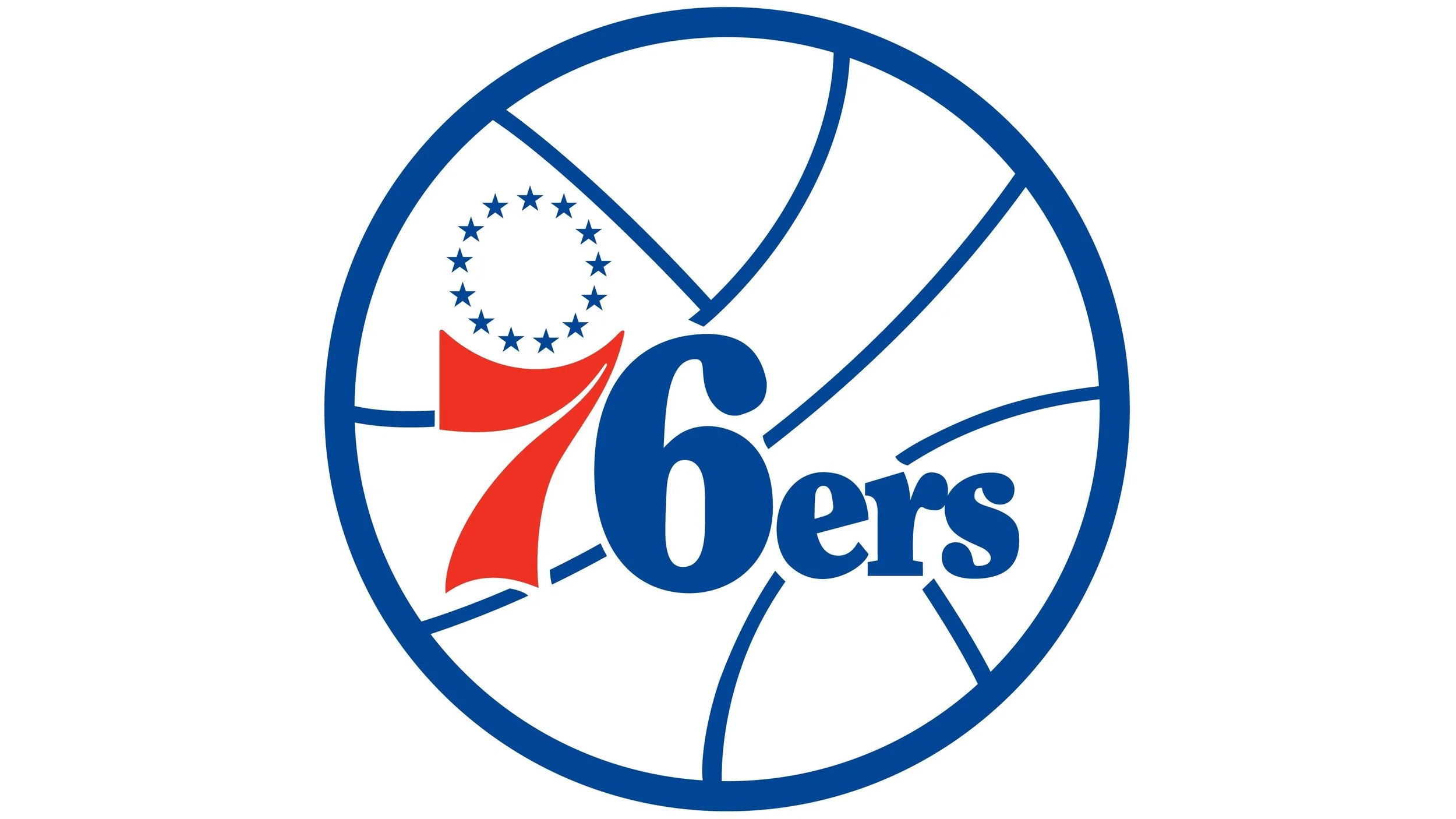 Philadelphia 76ers logo. We've worked with the 76ers for the past two years on numerous projects.