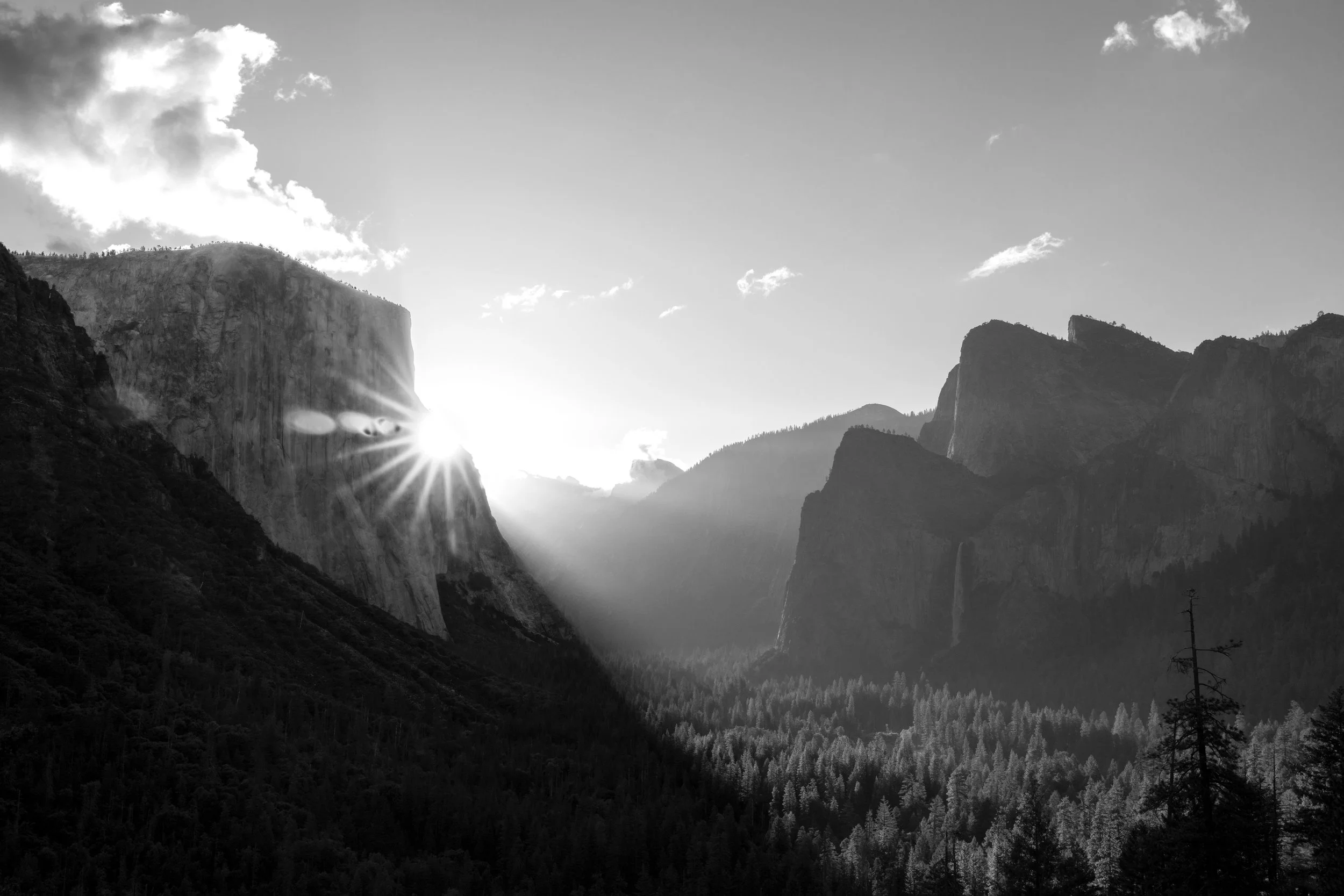"Good Morning Yosemite" - BnW