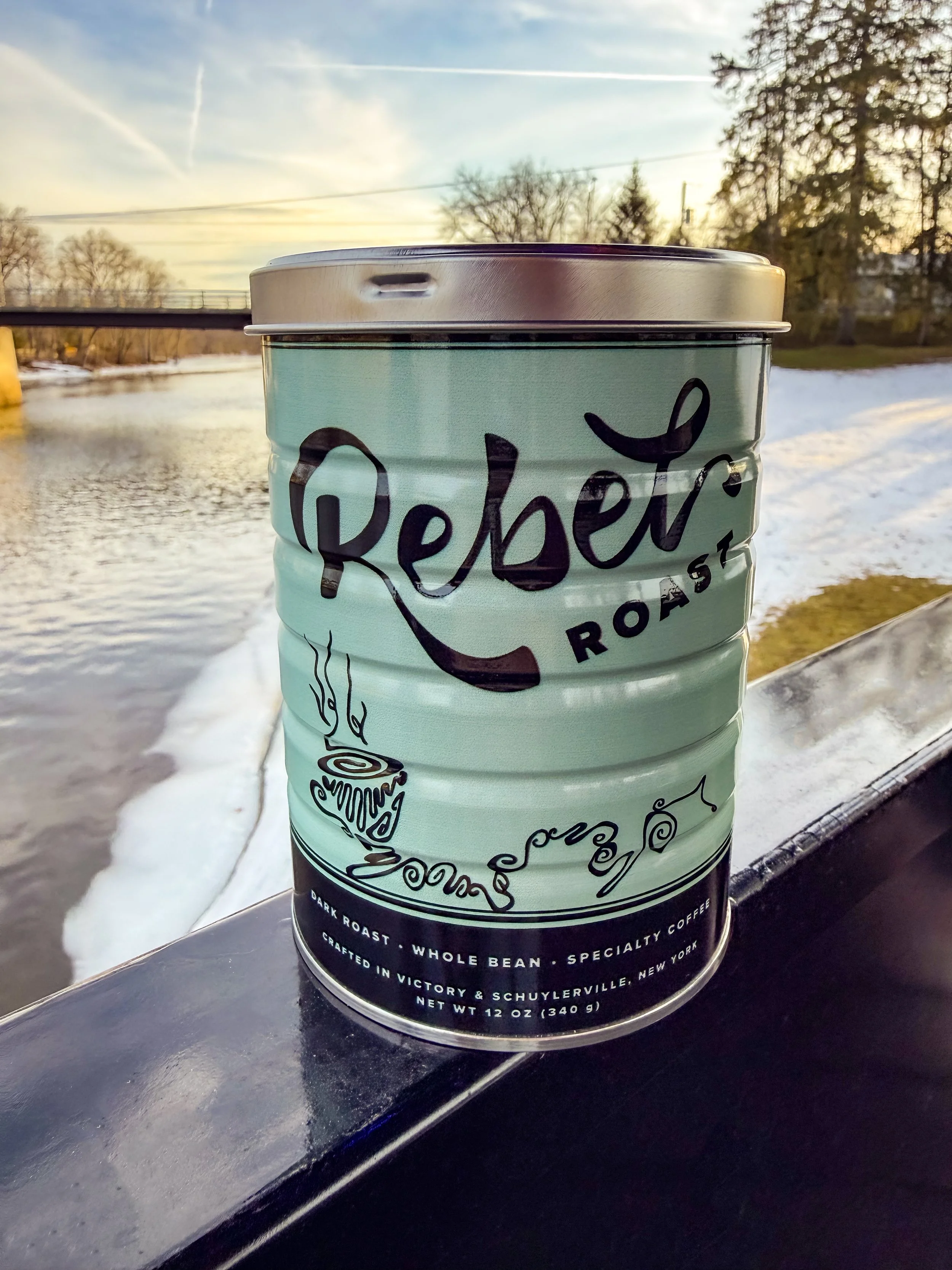 Rebel Roast – 2nd Edition, Retro Blue Collector's Can