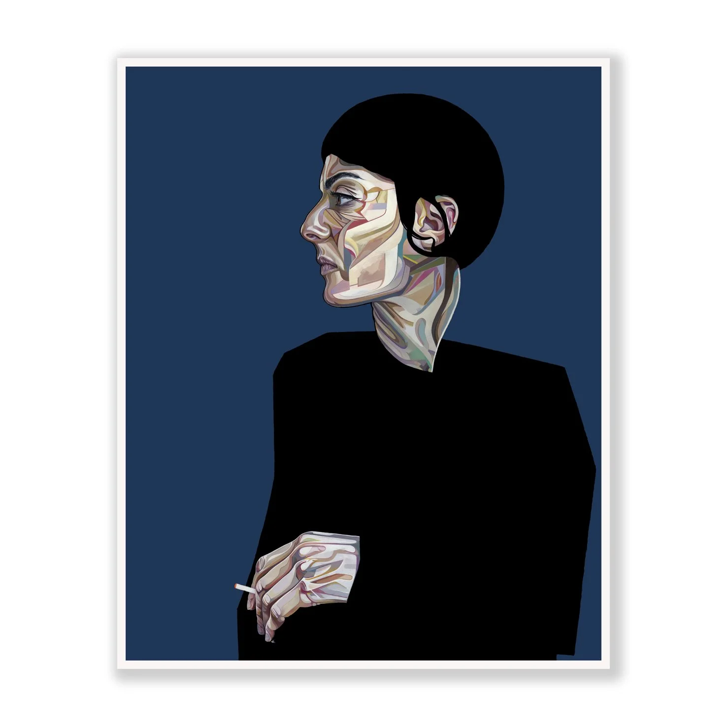 Sophia With Cigarette by David Booth