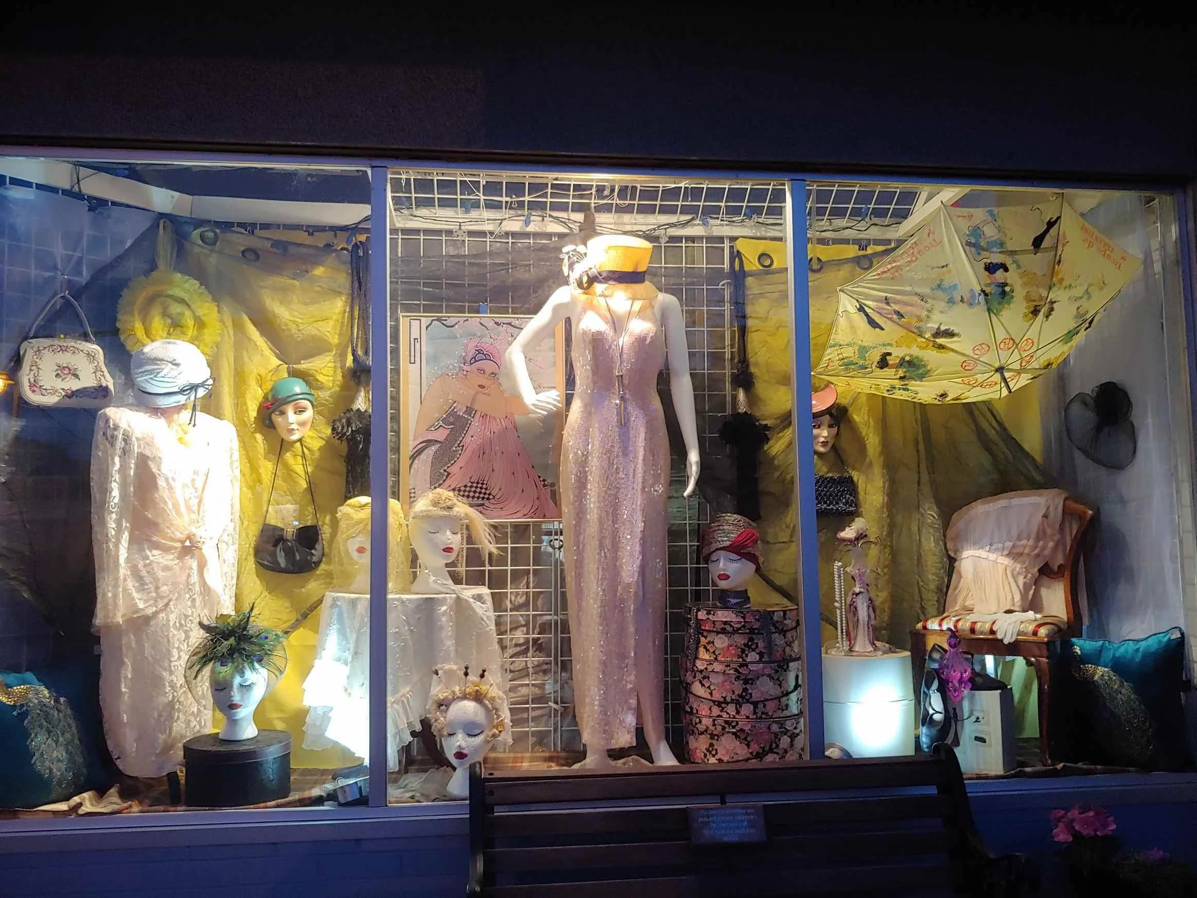 Steveston Village SOS Children's Village BC Thrift Store diplay window