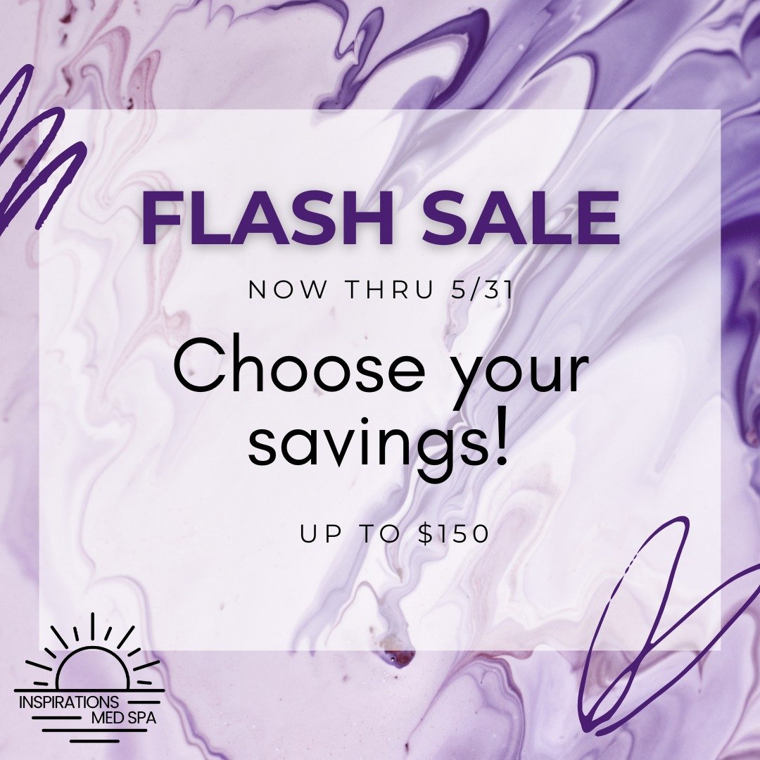 We have some room for a few more people to take advantage of our Flash Sale!  Choose your special!
A. 35+ units of Dysport &amp; 1 syringe of Restylane filler = $100 off!
B. 2 syringes of Restylane filler = $100 off!
C. 3 syringes of Restylane filler